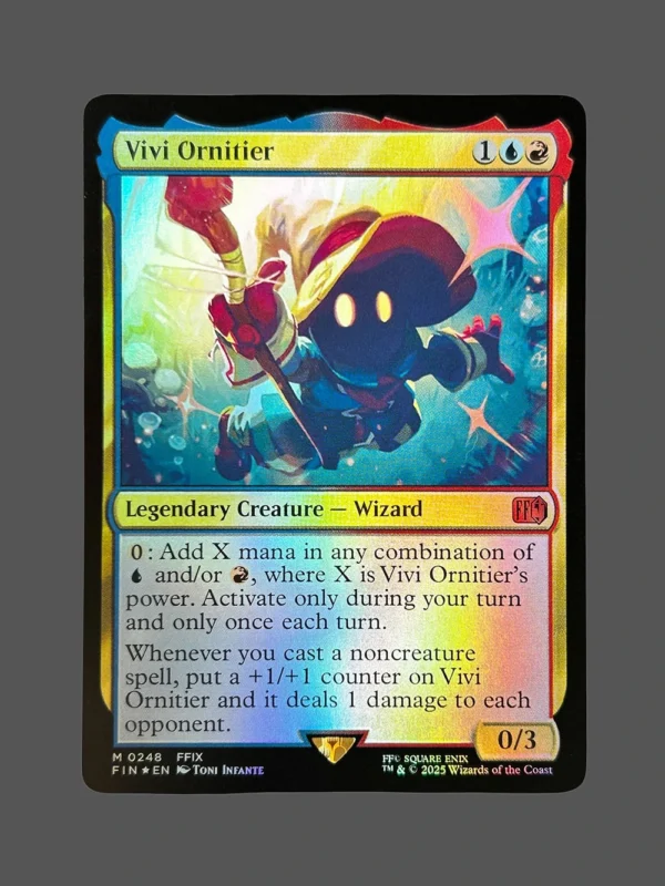 Vivi Ornitier Foil MTG Proxy | Final Fantasy