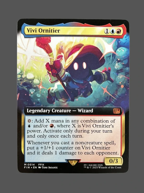 Vivi Ornitier Holo MTG Proxy | Final Fantasy
