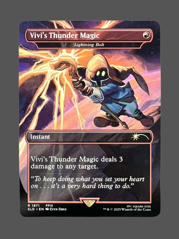 Vivi's Thunder Magic Holo MTG Proxy | Secret Lairs