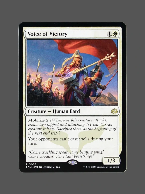 Voice of Victory Holo MTG Proxy | The Lost Caverns of Ixalan