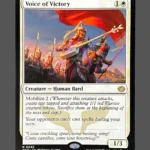 Voice of Victory Holo MTG Proxy | The Lost Caverns of Ixalan