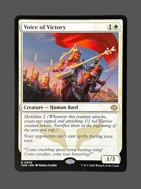 Voice of Victory Holo MTG Proxy | The Lost Caverns of Ixalan