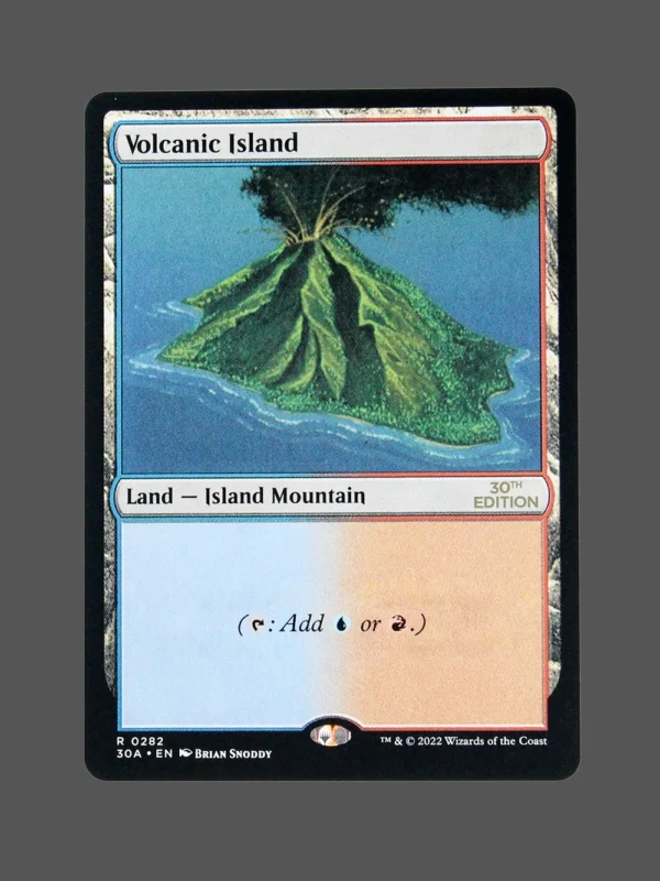 Volcanic Island Holo MTG Proxy | 30th Edition