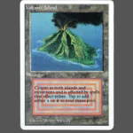 Volcanic Island Regular MTG Proxy | Antiquities