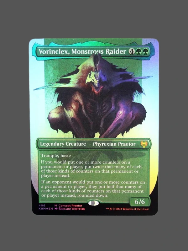 Vorinclex, Monstrous Raider Foil MTG Proxy | Kamigawa: Neon Dynasty