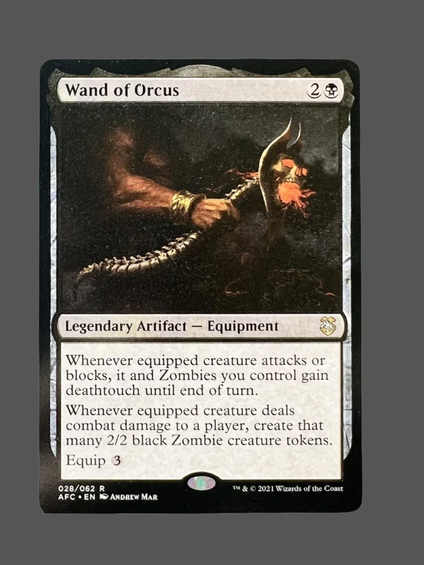 Wand of Orcus Holo MTG Proxy | Adventures in the Forgotten Realms