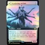 Wandering Archaic Foil MTG Proxy | Streets of New Capenna