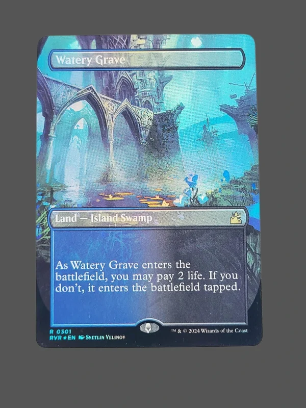 Watery Grave Foil MTG Proxy | Rivals of Ixalan