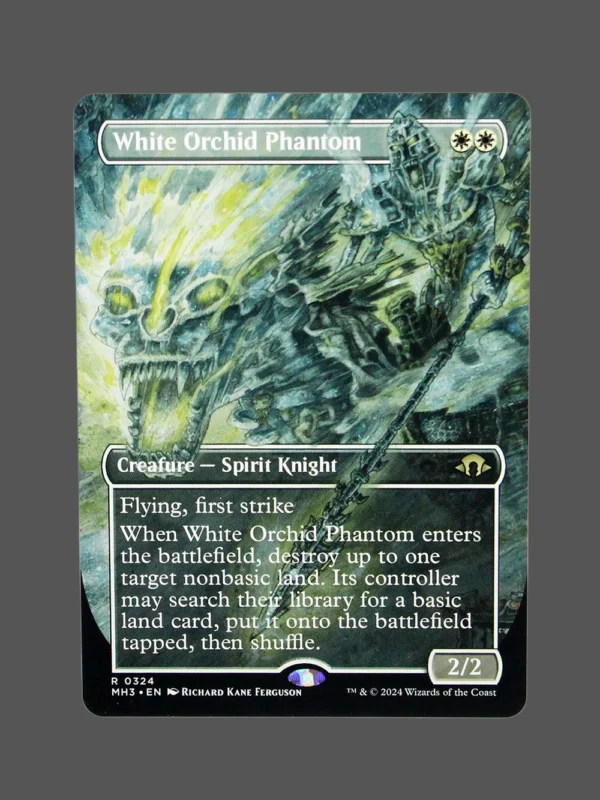 White Orchid Phantom Holo MTG Proxy | March of the Machine