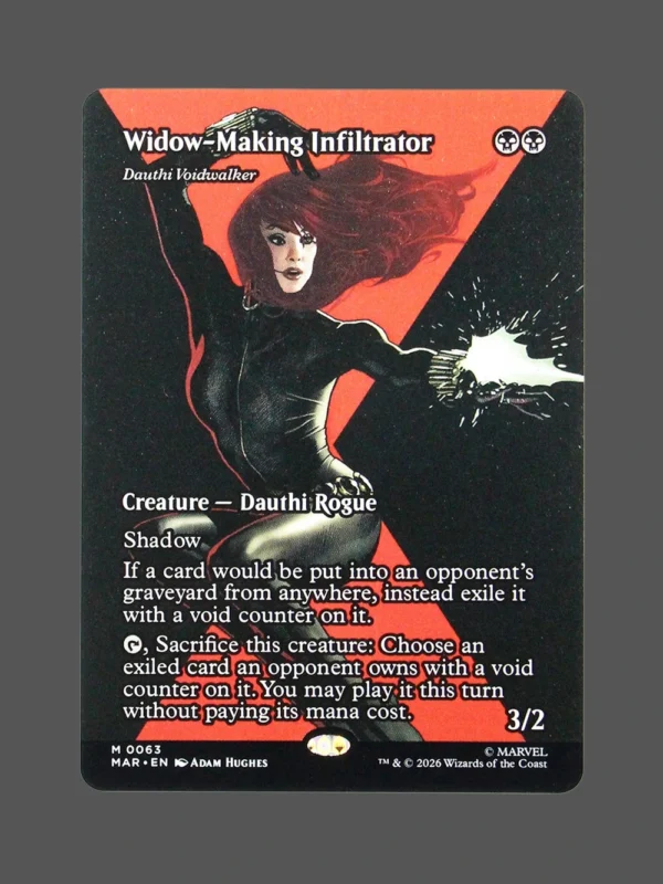 Widow-Making Infiltrator Holo MTG Proxy | Marvel