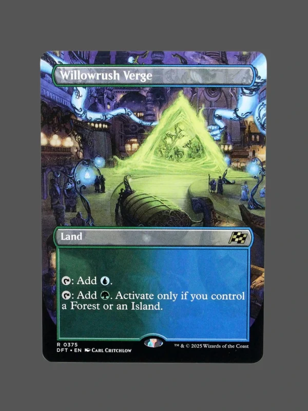 Willowrush Verge Holo MTG Proxy | Duskmourn