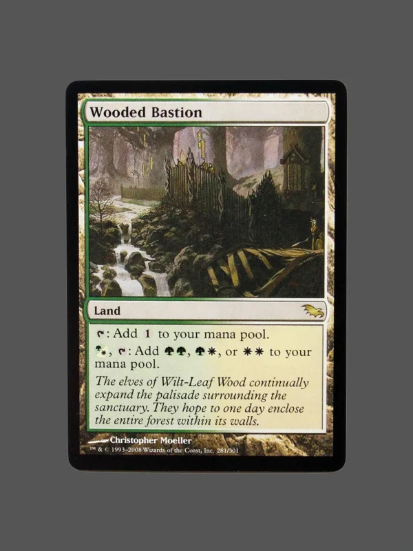 Wooded Bastion Regular MTG Proxy | Shards of Alara