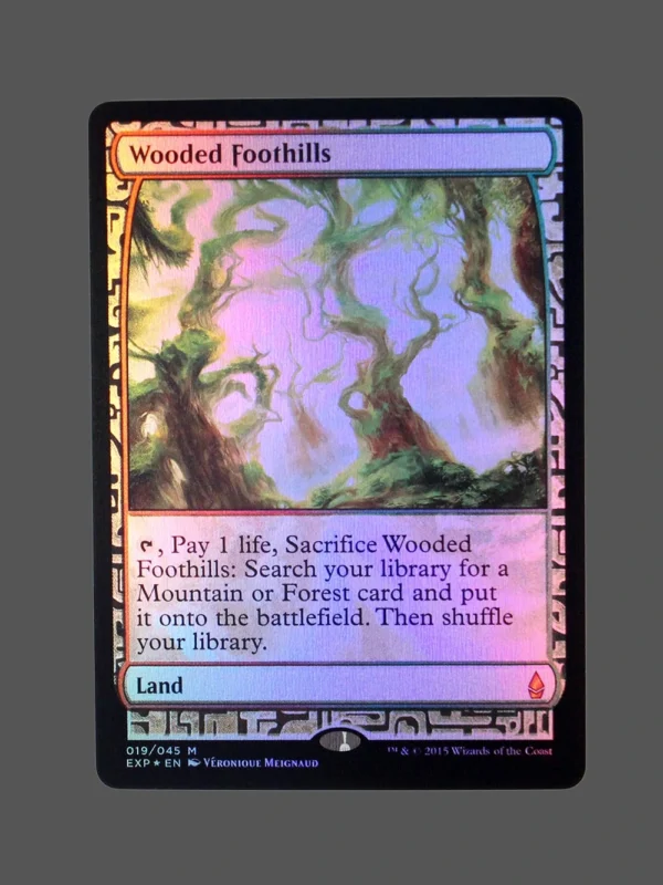 Wooded Foothills Foil MTG Proxy | Expeditions