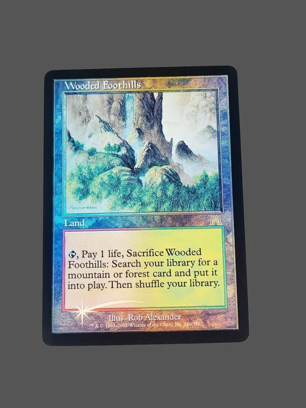 Wooded Foothills Foil MTG Proxy | Onslaught