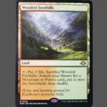 Wooded Foothills Holo MTG Proxy | March of the Machine