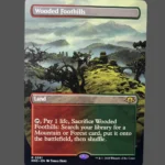 Wooded Foothills Holo MTG Proxy | Modern Horizons 3