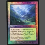 Wooded Foothills Foil MTG Proxy | Kaldheim