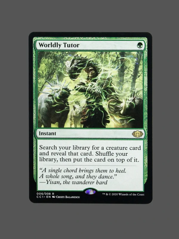 Worldly Tutor Holo MTG Proxy | Commander 2021