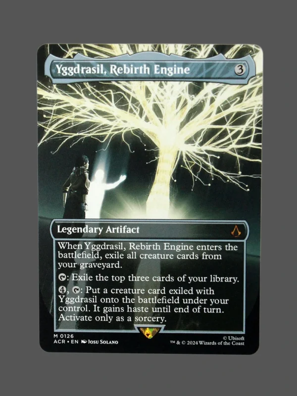Yggdrasil, Rebirth Engine Holo MTG Proxy | Adventures in the Forgotten Realms