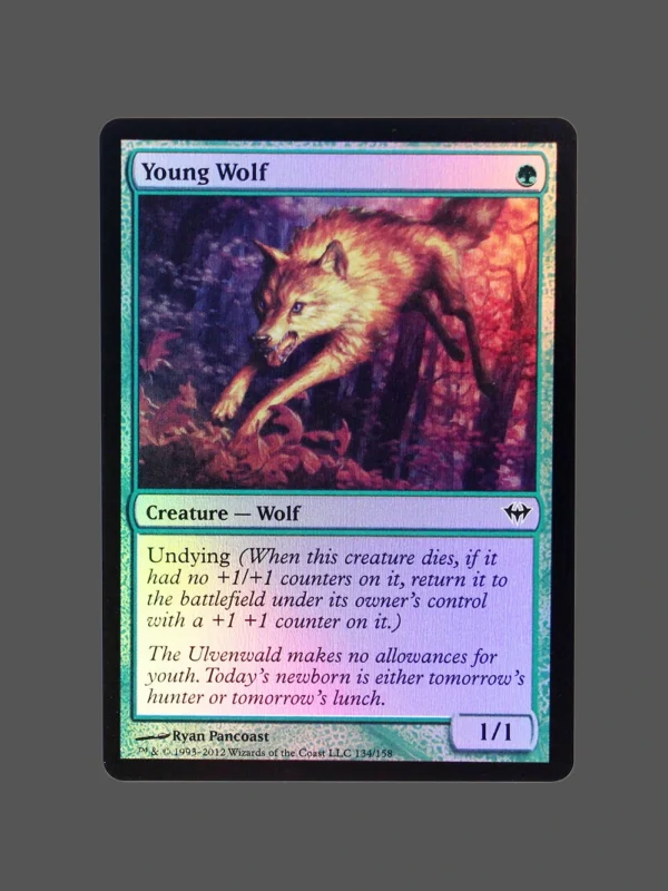 Young Wolf Foil MTG Proxy | Innistrad