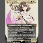 Yuna, Grand Summoner Holo MTG Proxy | Final Fantasy Commander