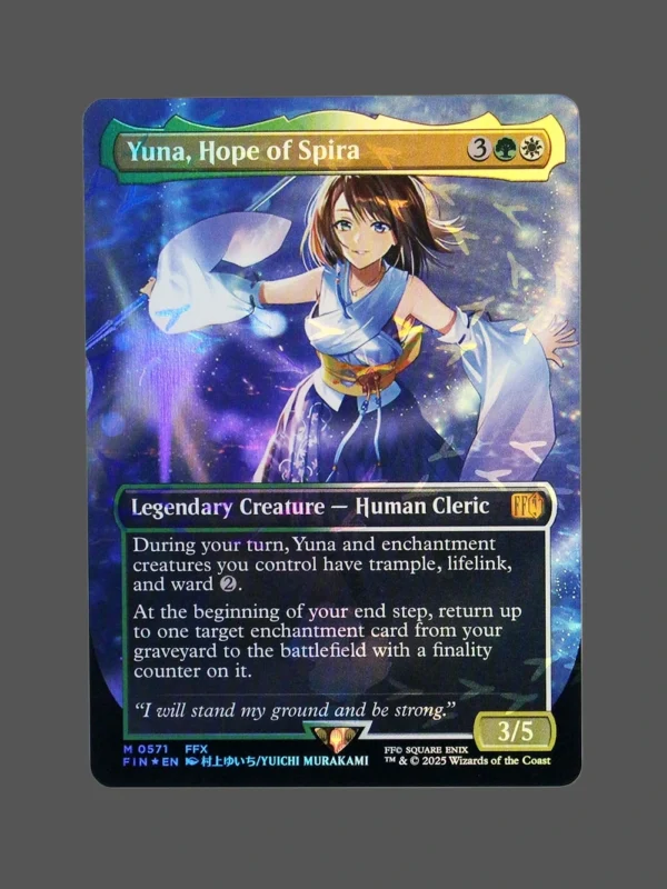 Yuna, Hope of Spira Foil MTG Proxy | Final Fantasy