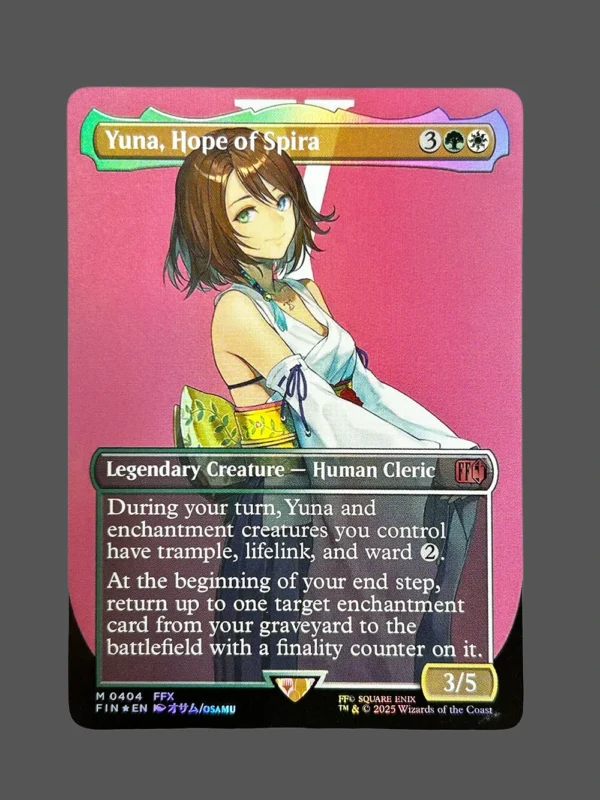 Yuna, Hope of Spira Foil MTG Proxy | Final Fantasy