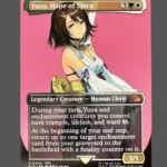 Yuna, Hope of Spira Holo MTG Proxy | Final Fantasy