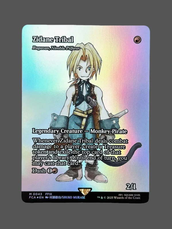 Zidane Tribal Foil MTG Proxy | Final Fantasy