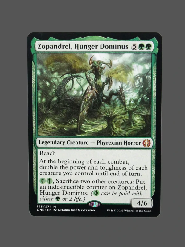 Zopandrel, Hunger Dominus Holo MTG Proxy | One-Of-One