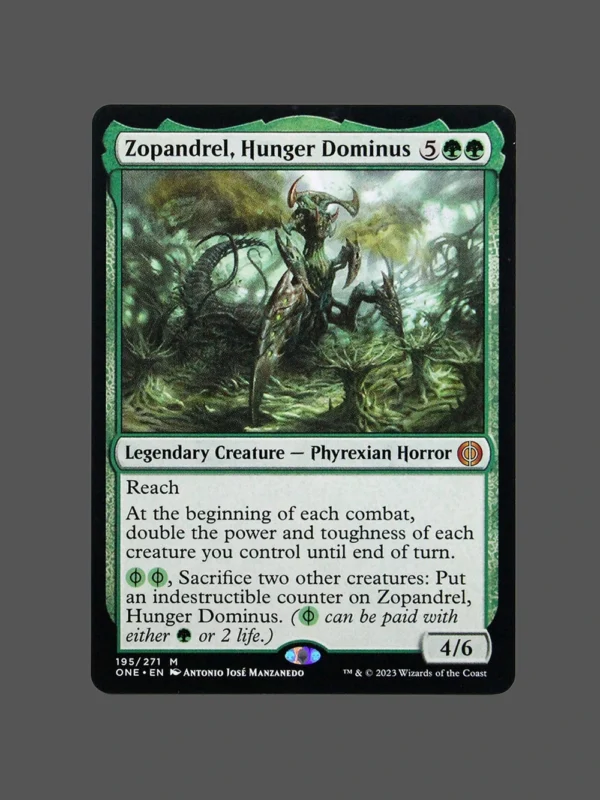 Zopandrel, Hunger Dominus Holo MTG Proxy | One-Of-One