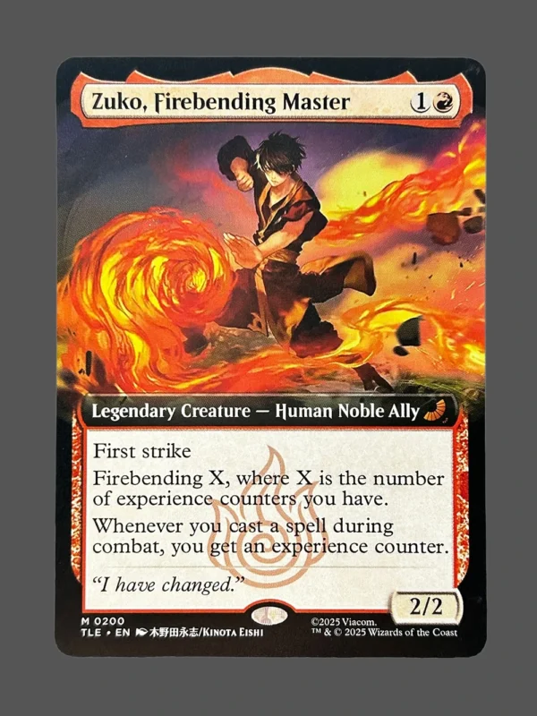 Zuko, Firebending Master Holo MTG Proxy | The Lost Empire