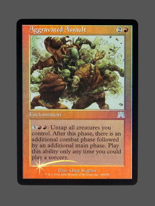 Aggravated Assault Foil MTG Proxy | 8th Edition