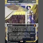 Akroma's Will Holo MTG Proxy | Streets of New Capenna