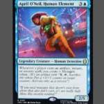 April O'Neil, Human Element Holo MTG Proxy | The Multiverse