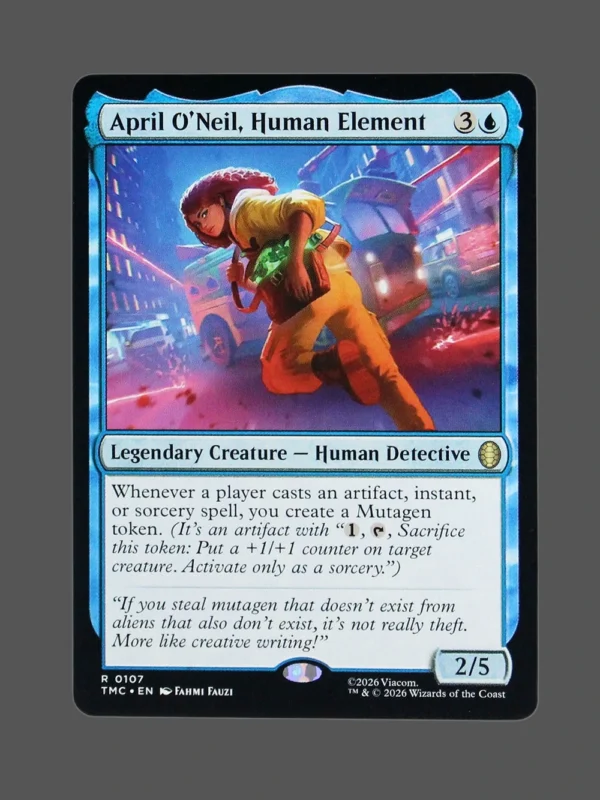 April O'Neil, Human Element Holo MTG Proxy | The Multiverse