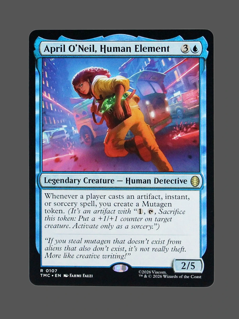 April O'Neil, Human Element Holo MTG Proxy | The Multiverse April O'Neil, Human Element Holo MTG Proxy | The Multiverse