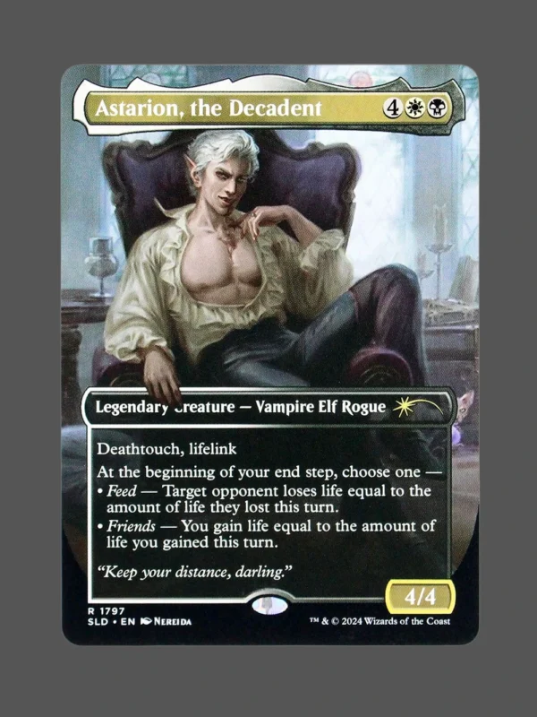 Astarion, the Decadent Holo MTG Proxy | Streets of New Capenna