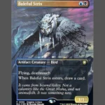 Baleful Strix Foil MTG Proxy | Bloomburrow