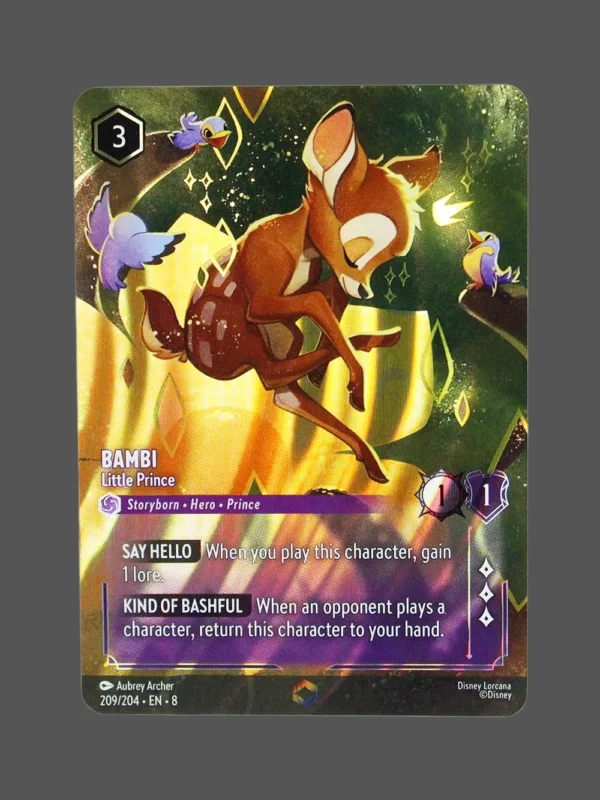 Bambi Little Prince Foil DisneyLorcana Proxy | Enchanted