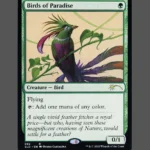 Birds of Paradise Holo MTG Proxy | Secret Lair Drop Series