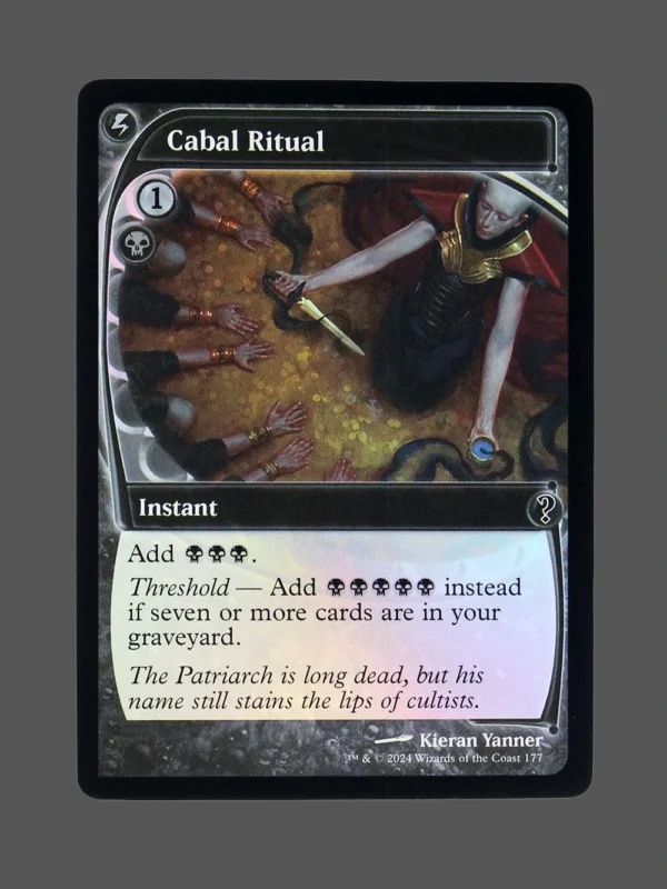 Cabal Ritual Foil MTG Proxy | The Lost Caverns of Ixalan