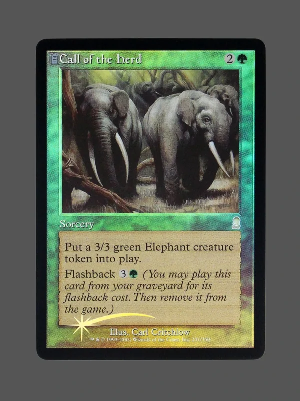 Call of the Herd Foil MTG Proxy | Invasion