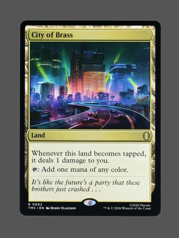 City of Brass Holo MTG Proxy | The Lost Caverns of Ixalan