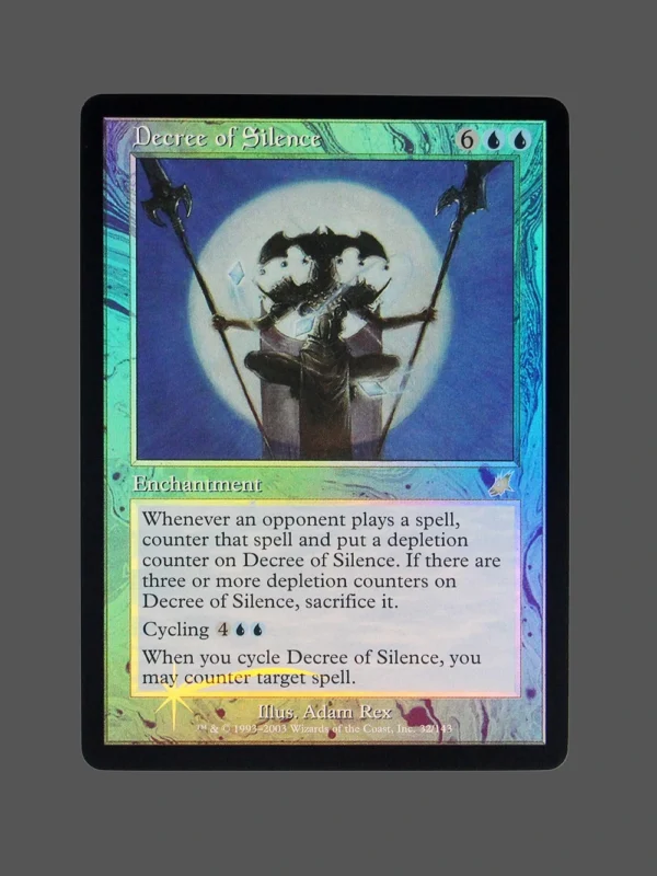 Decree of Silence Foil MTG Proxy | Saviors of Kamigawa
