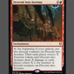 Descent into Avernus Holo MTG Proxy | Crimson Vow