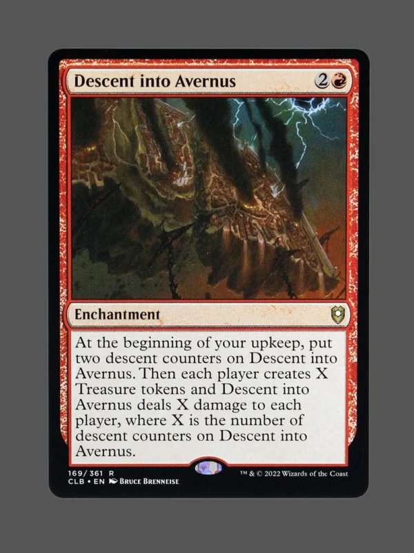 Descent into Avernus Holo MTG Proxy | Crimson Vow