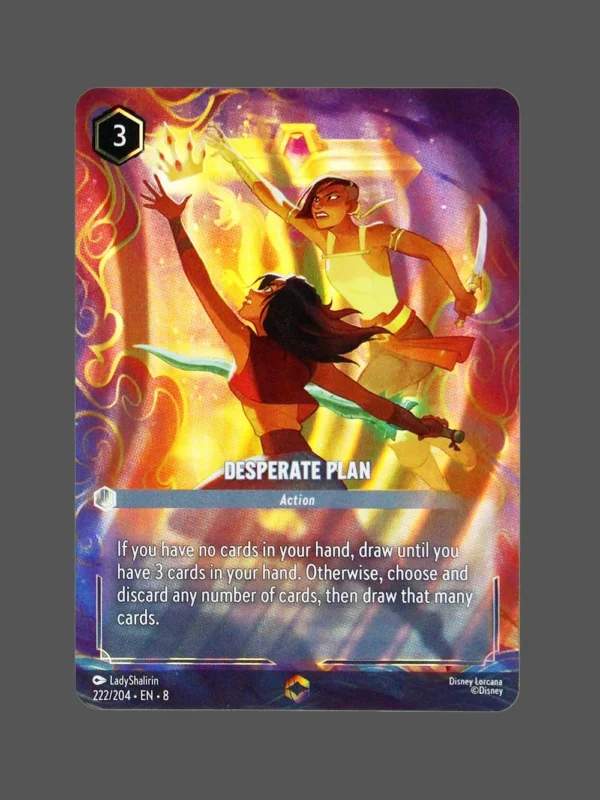 Desperate Plan Foil DisneyLorcana Proxy | Disney Lorcana