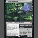Emeritus of Woe Holo MTG Proxy | Streets of New Capenna