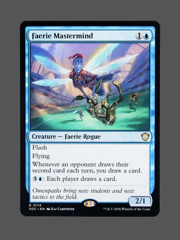 Faerie Mastermind Holo MTG Proxy | Streets of New Capenna